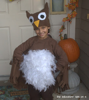 DIY Owl Costume for School Play or Halloween