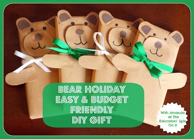 Holiday Bear Easy and Budget Friendly DIY Gift