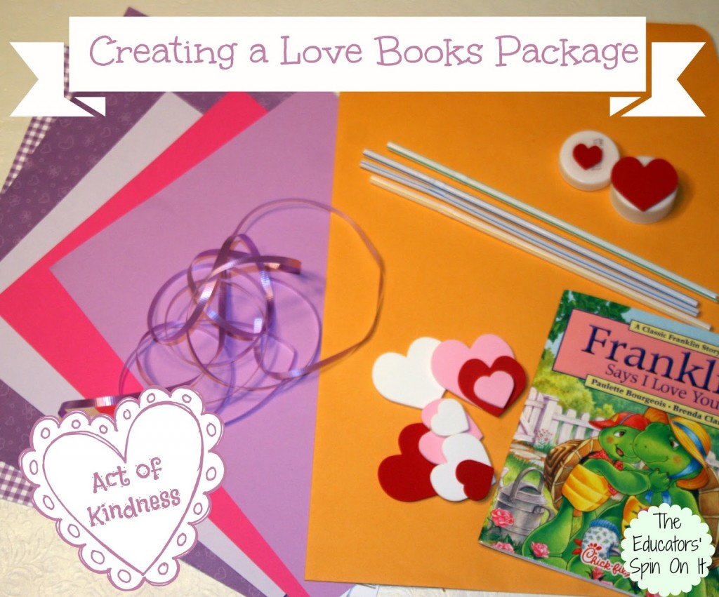 Creating a Love Books Package for Valentines day 