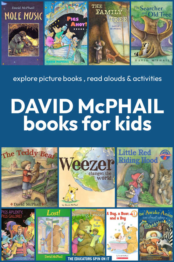 David McPhail Books and Activities for Kids - Author Study