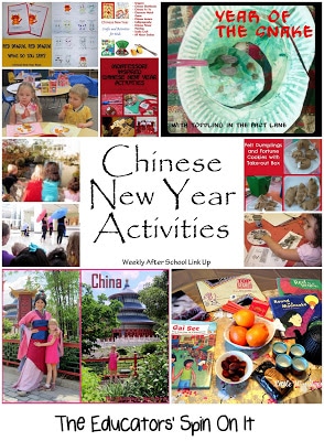 Chinese New Year Activities for Kids featured at The Educators' Spin On It 