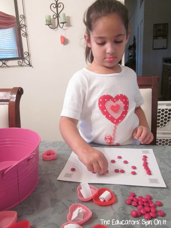 Valentines Day Scavenger Hunt with Free Printable Messages 