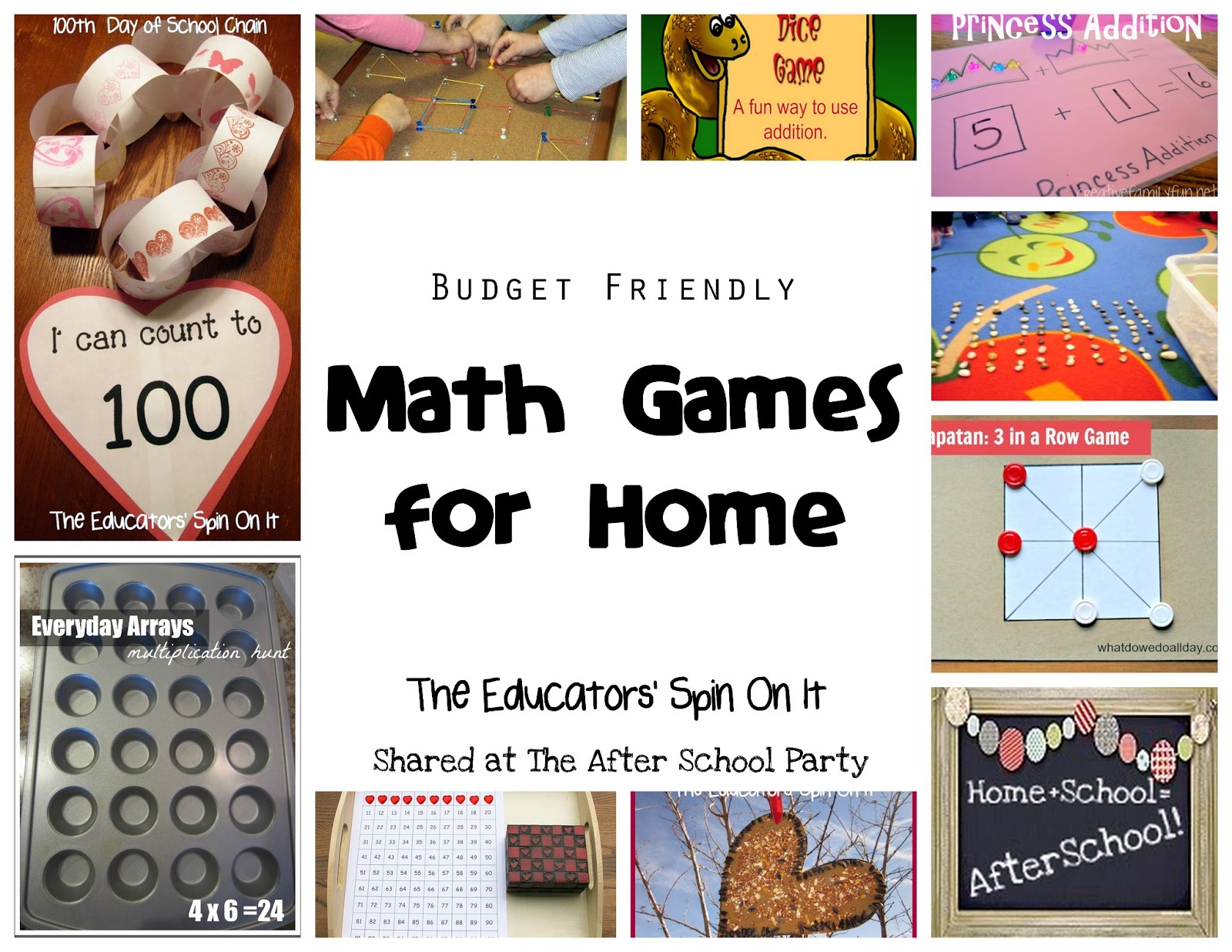 Budget Friendly Math Games For Home - The Educators' Spin On It