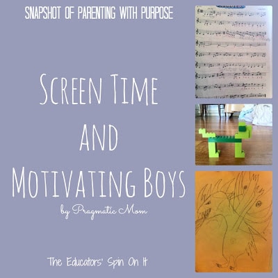 Screen Time and Motivating Boys: Snapshot of Parenting with Purpose