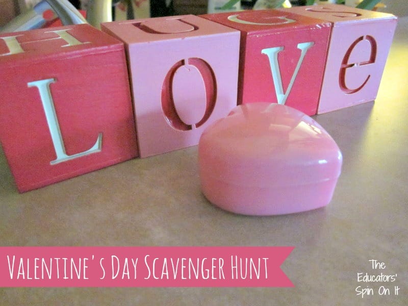 Valentines Day Scavenger Hunt for Kids 