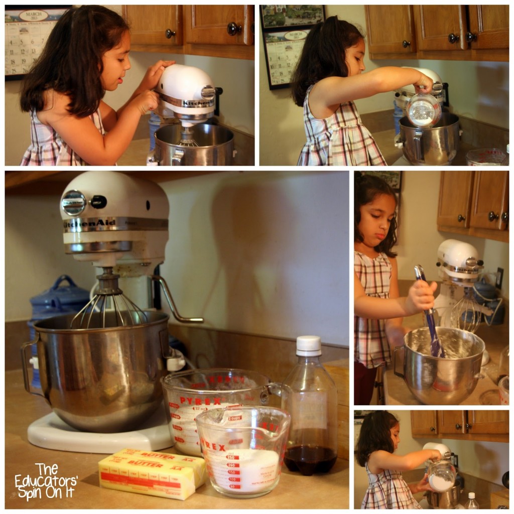 Making shortbread cookies with kids to create Celtic Knot 