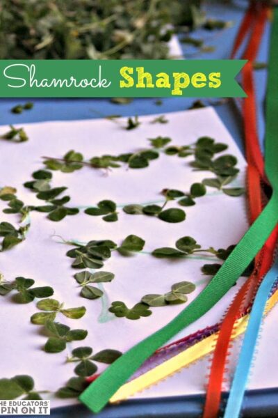 Shamrock Shapes Activity for St. Patrick's Day
