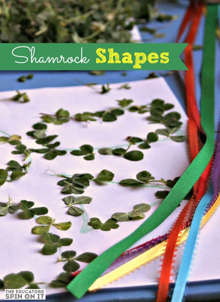 Shamrock Shapes Activity for St. Patrick's Day
