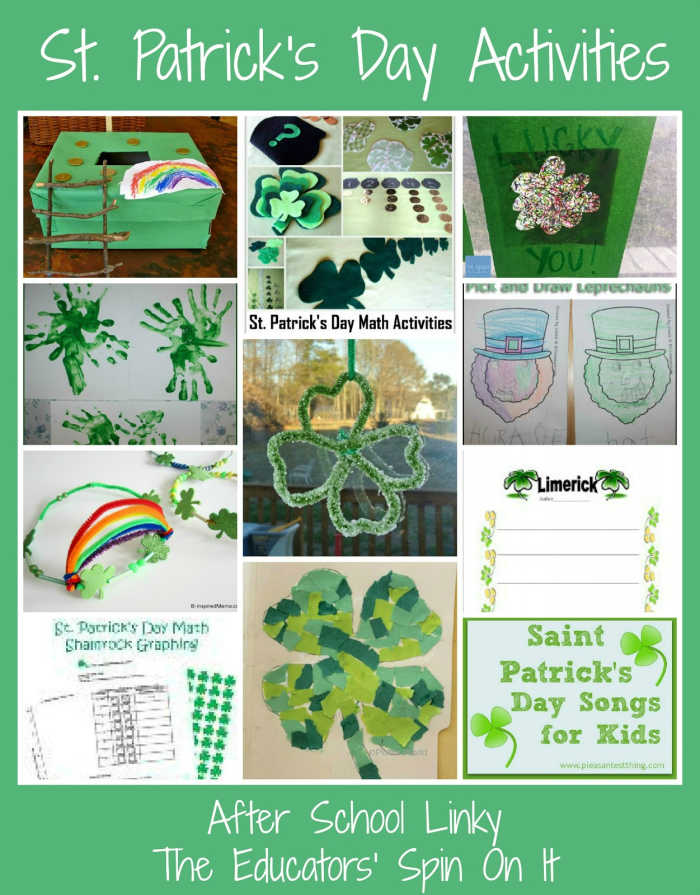  St. Patrick's Day Activities for After School with kids. 