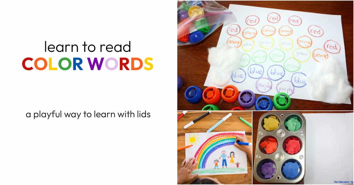 Learn to Read Color Words with the RAINBOW! - The Educators' Spin On It