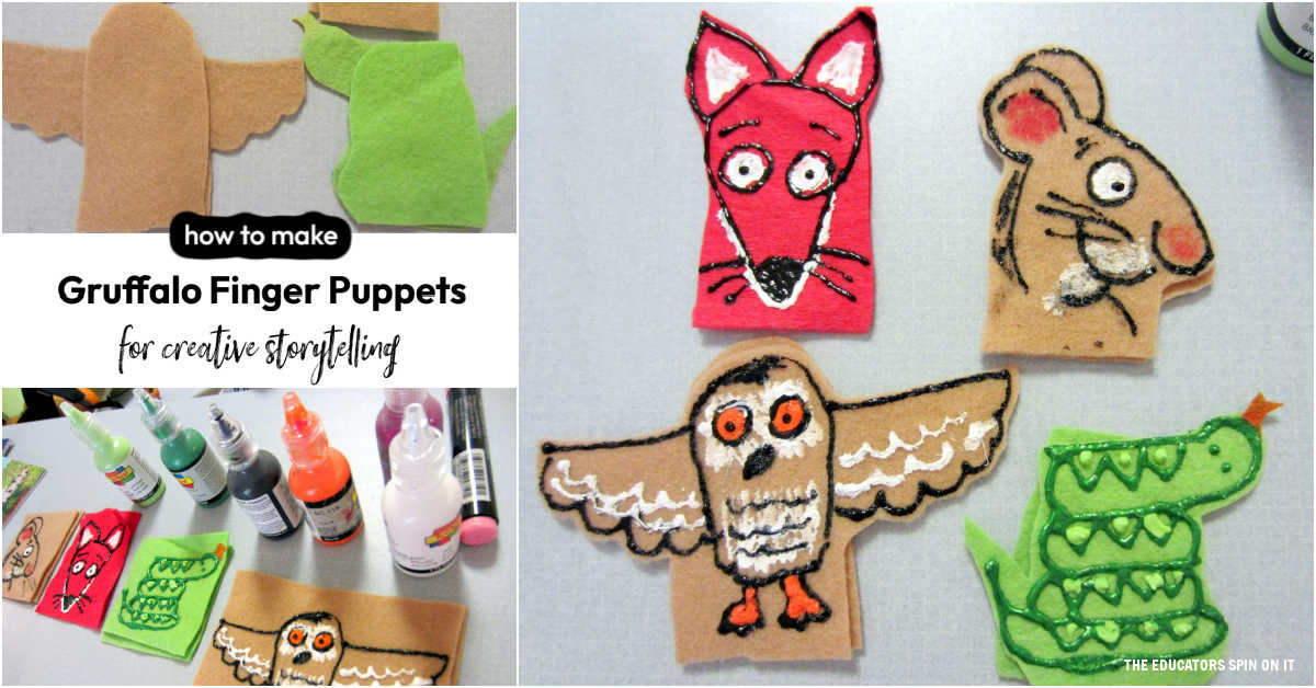 Gruffalo clearance finger puppets