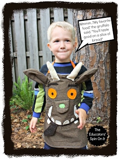 How to Make a Gruffalo Dress Up Apron for Creative Storytelling