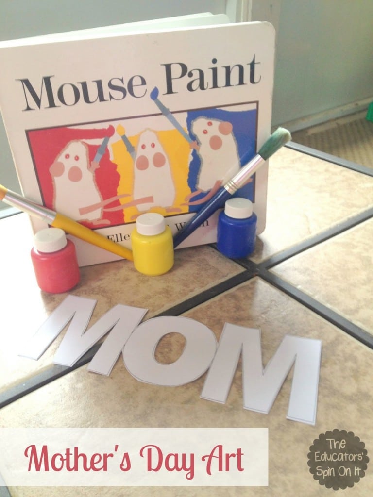 Easy Mother s Day Craft Idea for Kids with Paint Resist