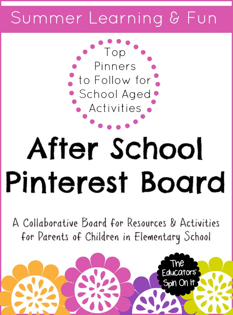 Top Pinners to Follow for School Age Activities