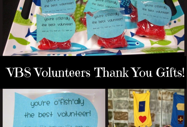 Thank you gift ideas for vacation bible school volunteers