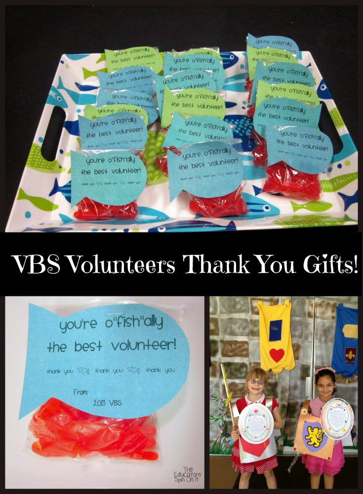 Thank you gift ideas for vacation bible school volunteers 