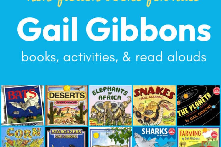 Author Study - Gail Gibbons Books for Kids