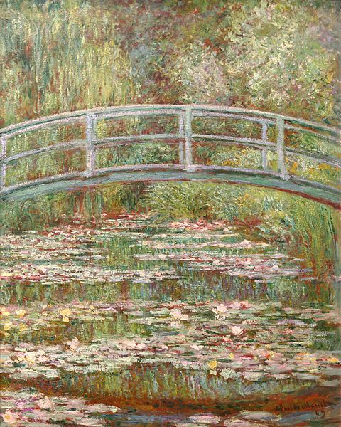Bridge Over a Pond of Water Lillies by Claude Monet 