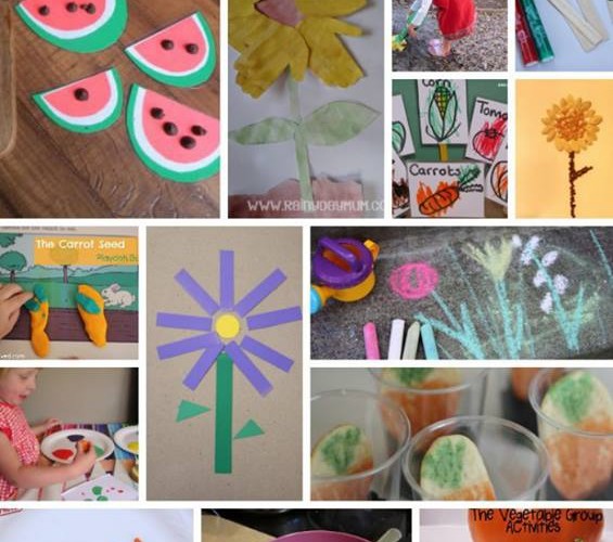 garden themed craft ideas for kids