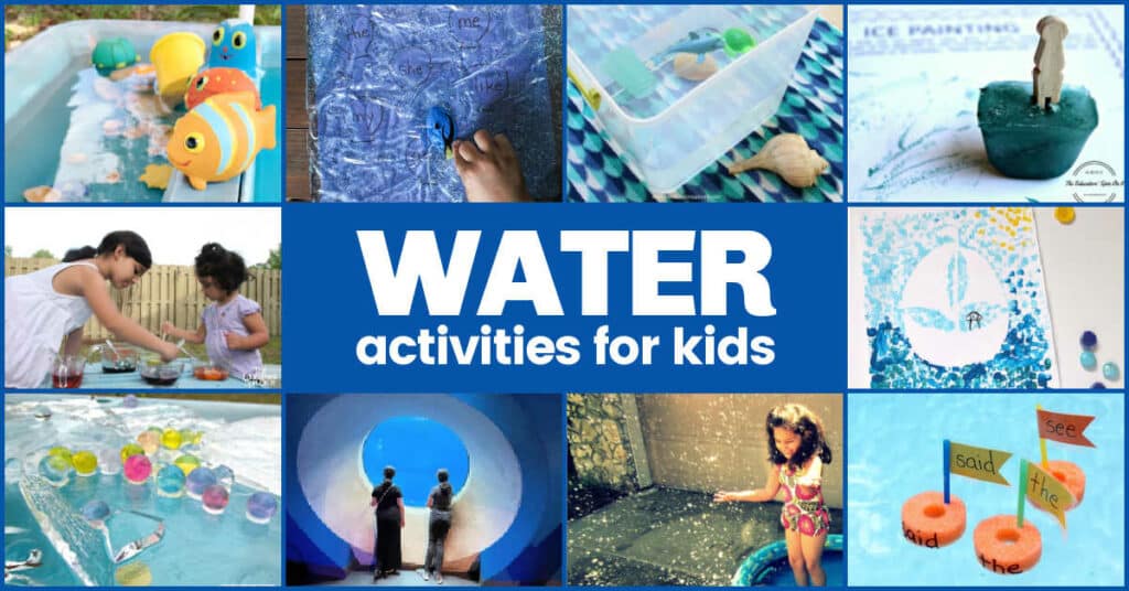 A collection of 25+ Water Activities for Kids for Summer Fun