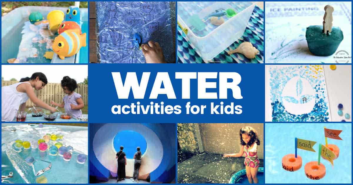 Water Activities for Summer Fun with Kids! The Educators' Spin On It
