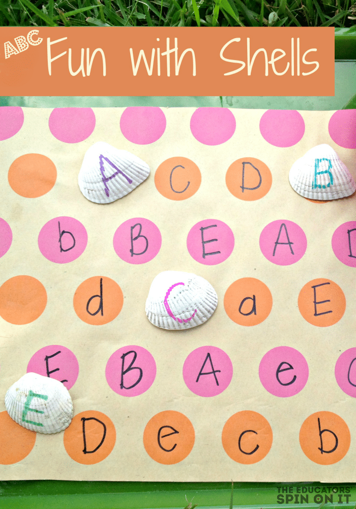 Alphabet Fun with Seashells
