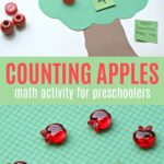 Counting Apples Math Activity for Preschooler and Toddlers