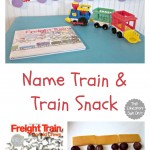 Name Train Craft Idea and Train Snack Ideas