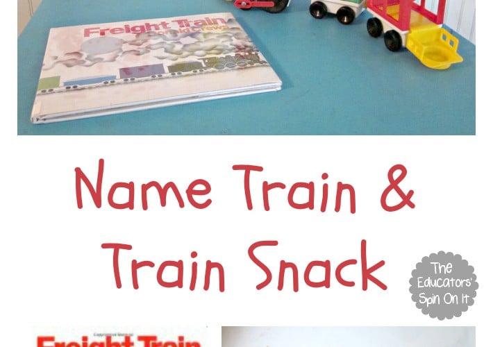 Name Train Craft Idea and Train Snack Ideas