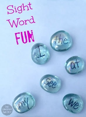 Sight Words and Alphabet Fun with Gems