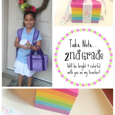 Teacher Gift Idea with Post It Notes