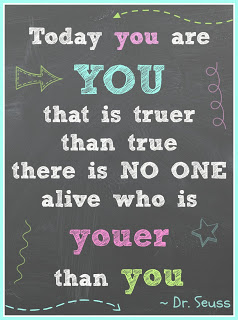 Dr. Seuss Quote Today You are You with Printable 