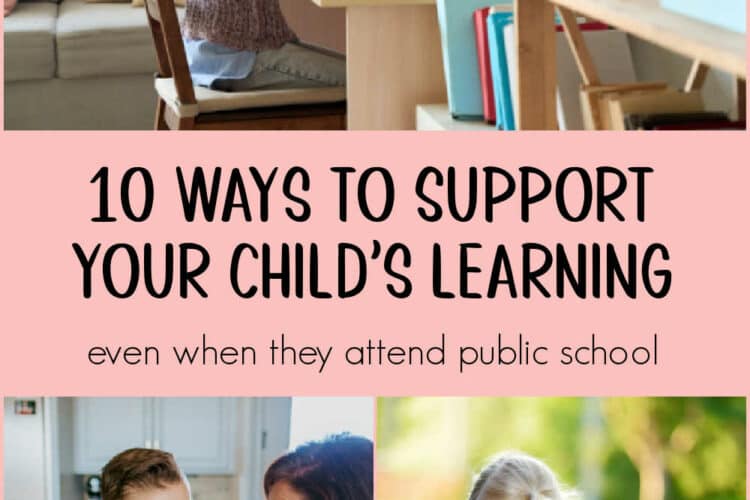 10 Ways to Support Your Child Learning at Home