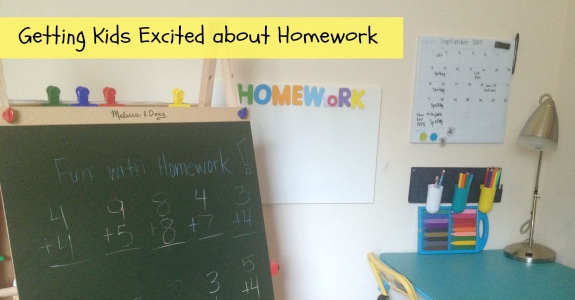 Getting Kids Excited about Homework