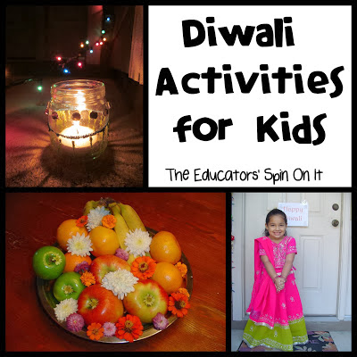 Diwali Activities for Kids Diyas and Coloring Sheets