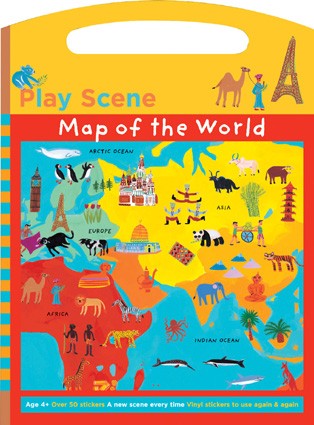 Mudpuppy - Map of The World Jumbo Puzzle