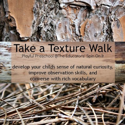 Preschool Math: Take a Texture Walk