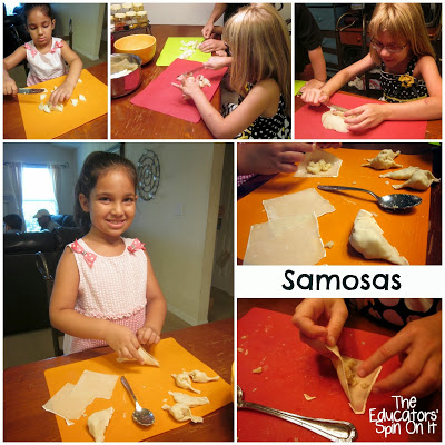 Recipe for Making Samosas with Kids for Diwali 