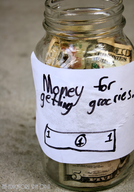 Gratitude Garage Sale Money Jar 