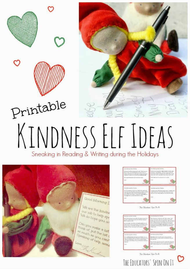 Kindness Elf Ideas with Printables