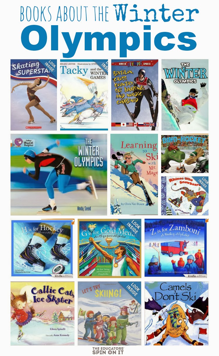 Books About the Winter Olympic by The Educators' Spin On It #olympics #eduspin 