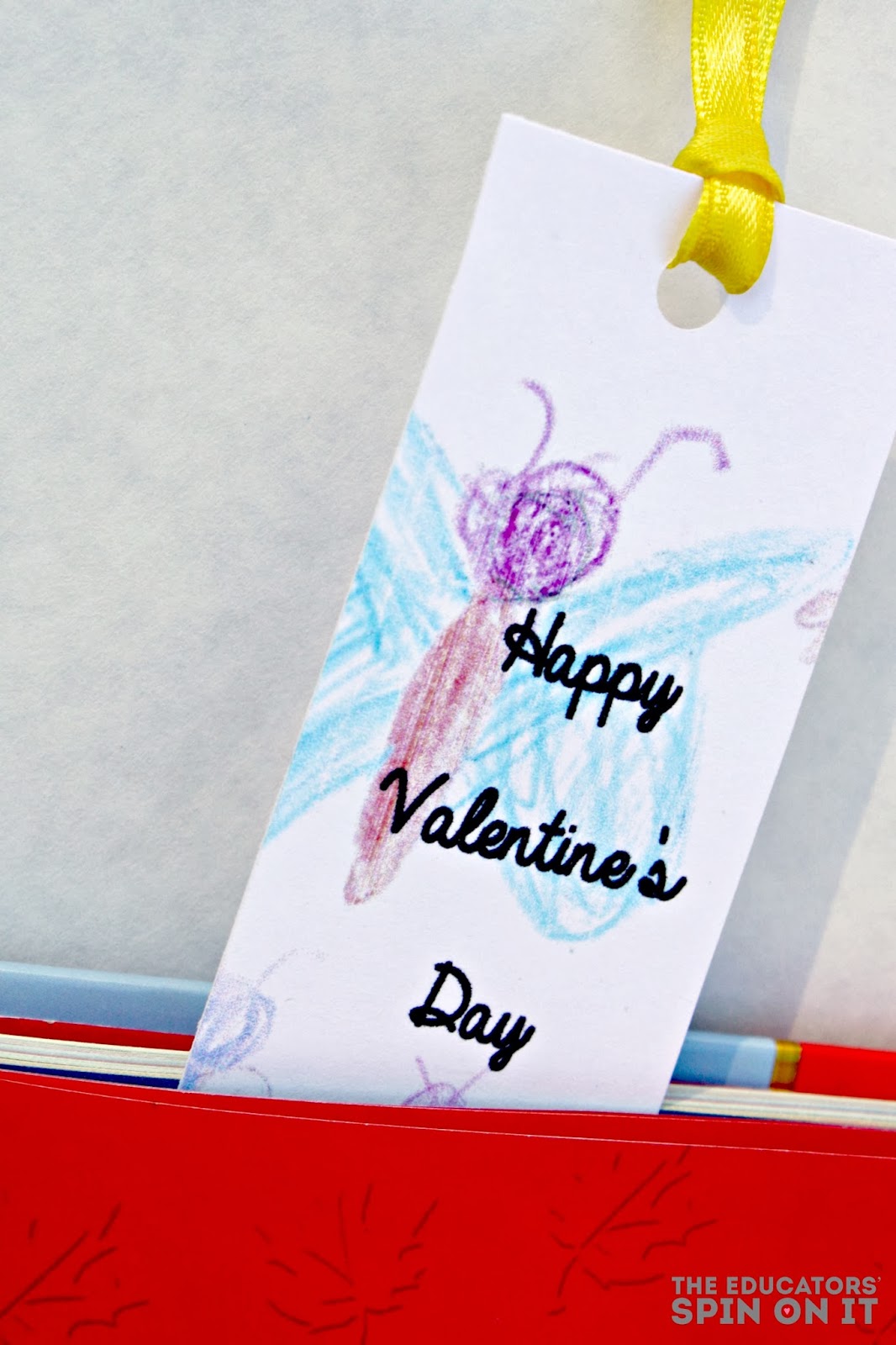 EASY DIY Kid-Made Valentines; Butterfly Bookmarks