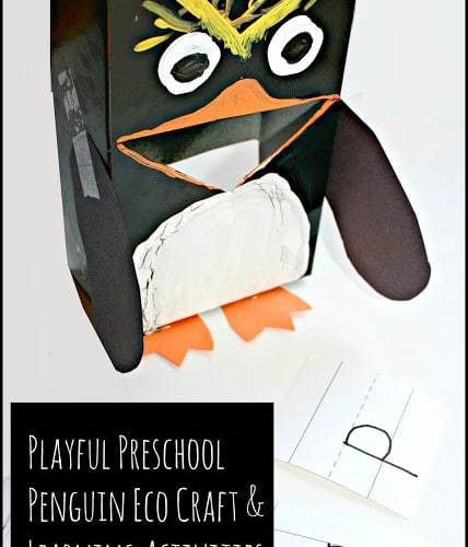 Penguin Letter Game and Eco Craft