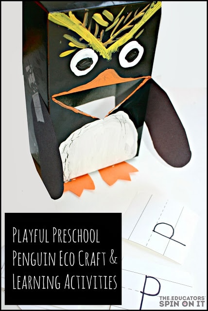 Penguin Letter Game and Eco Craft