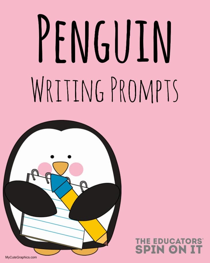 Penguin Writing Prompts for kids
