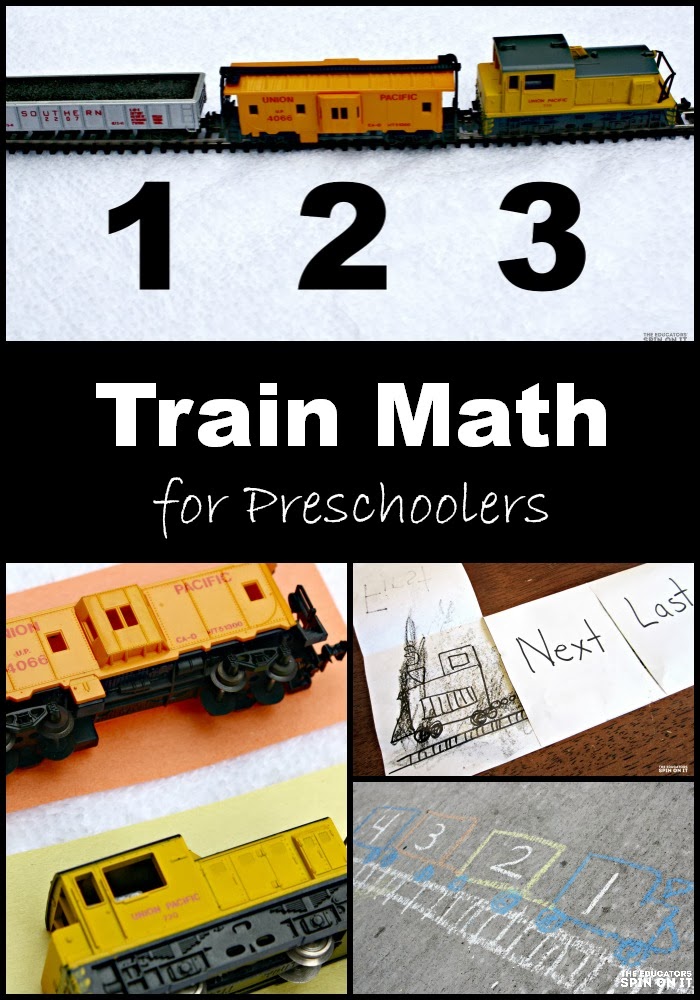 Train Math Activities for Preschoolers