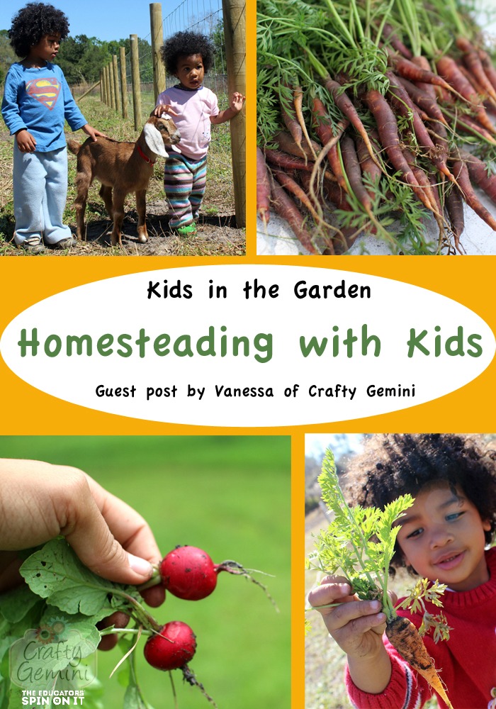 Homesteading with kids, teaching self-sufficiency to preschoolers