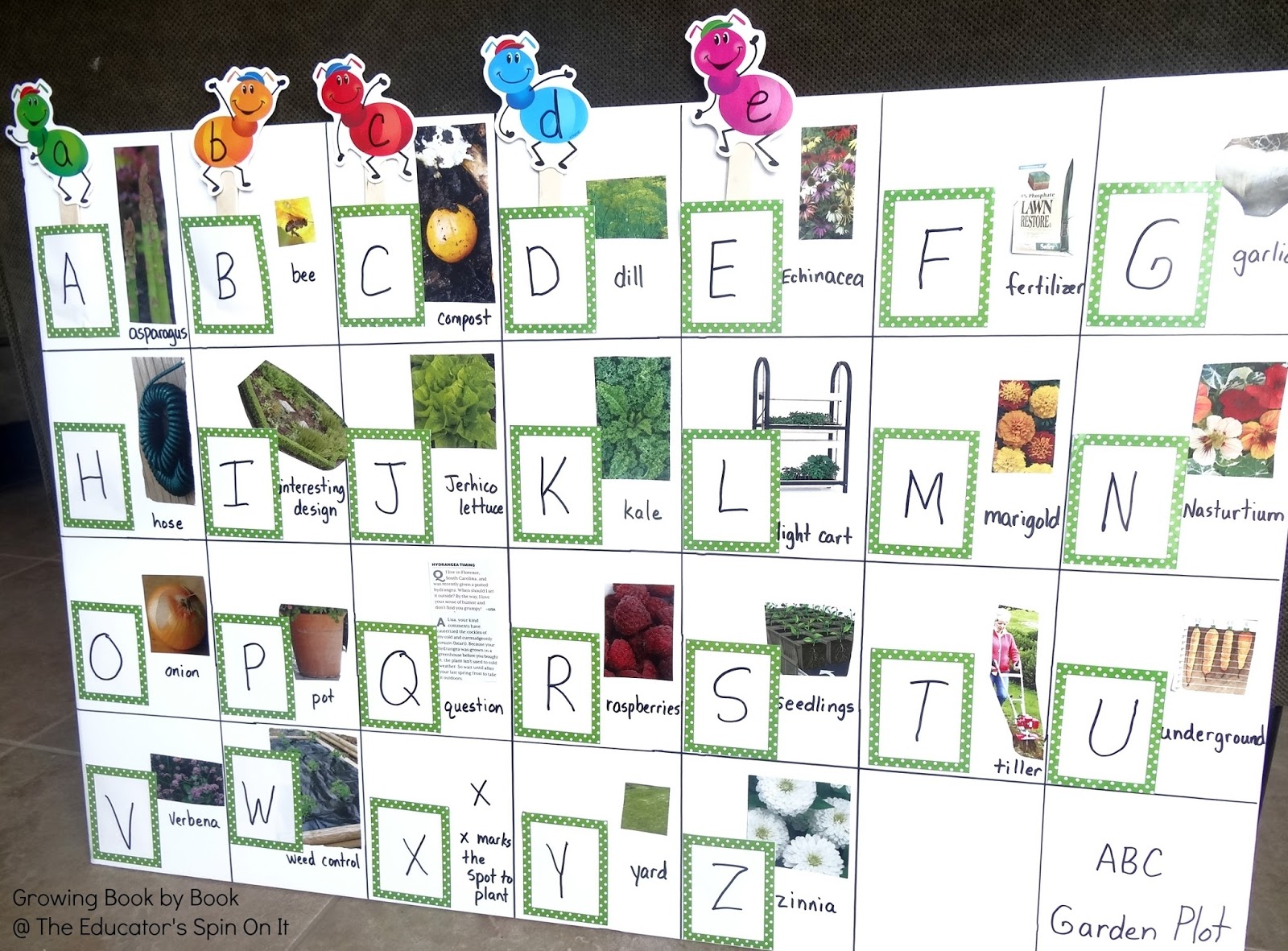Alphabet Garden Hunt The Educators Spin On It