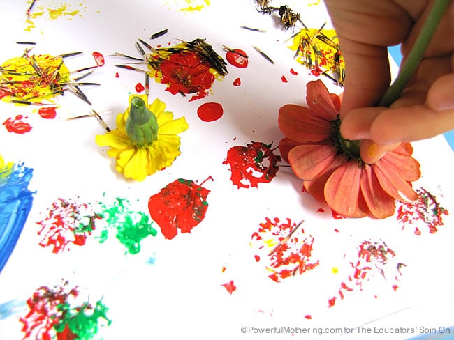 printing with flowers