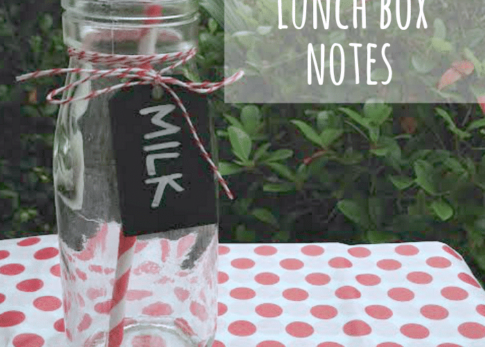 Cookie Themed Lunch Box Notes